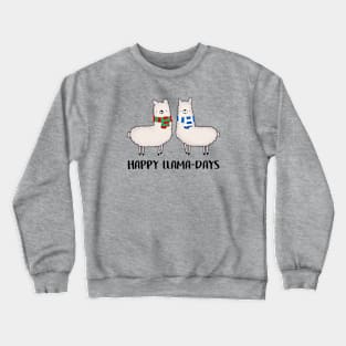 Happy Llama-Days Crewneck Sweatshirt